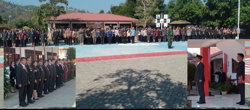Pemkab Minsel Gelar Upacara Hari Kesaktian Pancasila di SMPN 2 Amurang